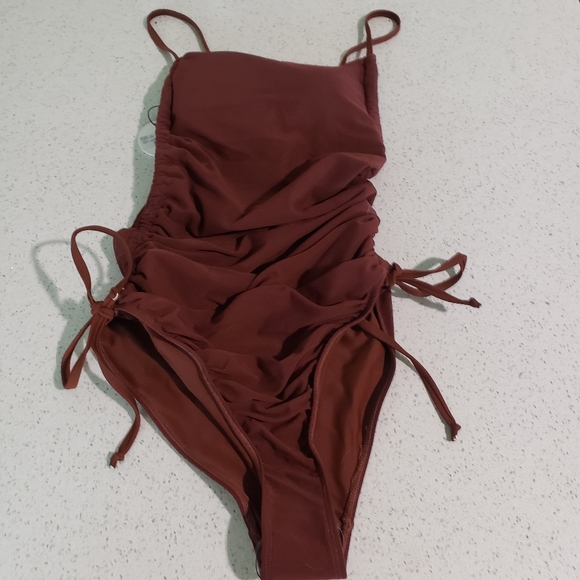 ANDREA IYAMAH HADAN COCOA ONE PIECE SWIMSUIT - Picture 8 of 13